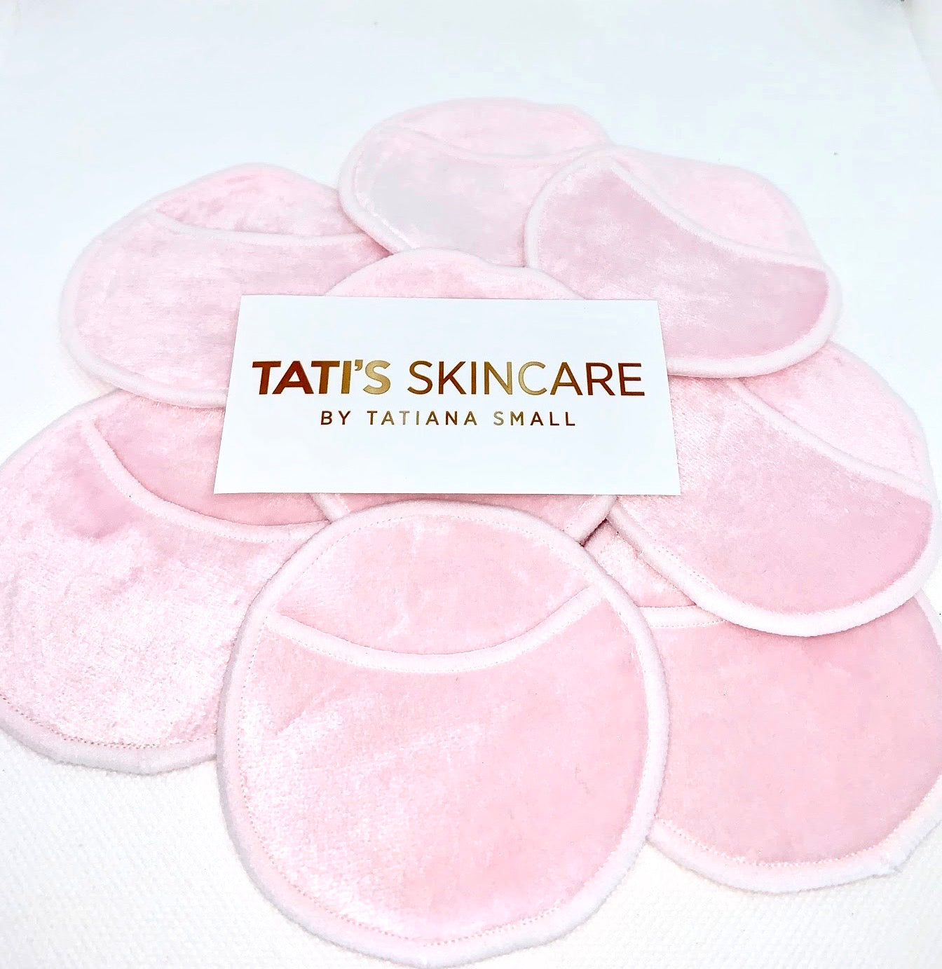 Re-use me Cleansing pads/ Facial cloths & Makeup removing Pads - Tati's Skincare
